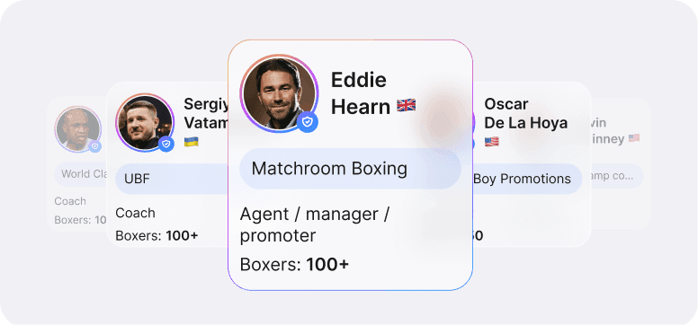 Connect with trusted agents, managers, and coaches